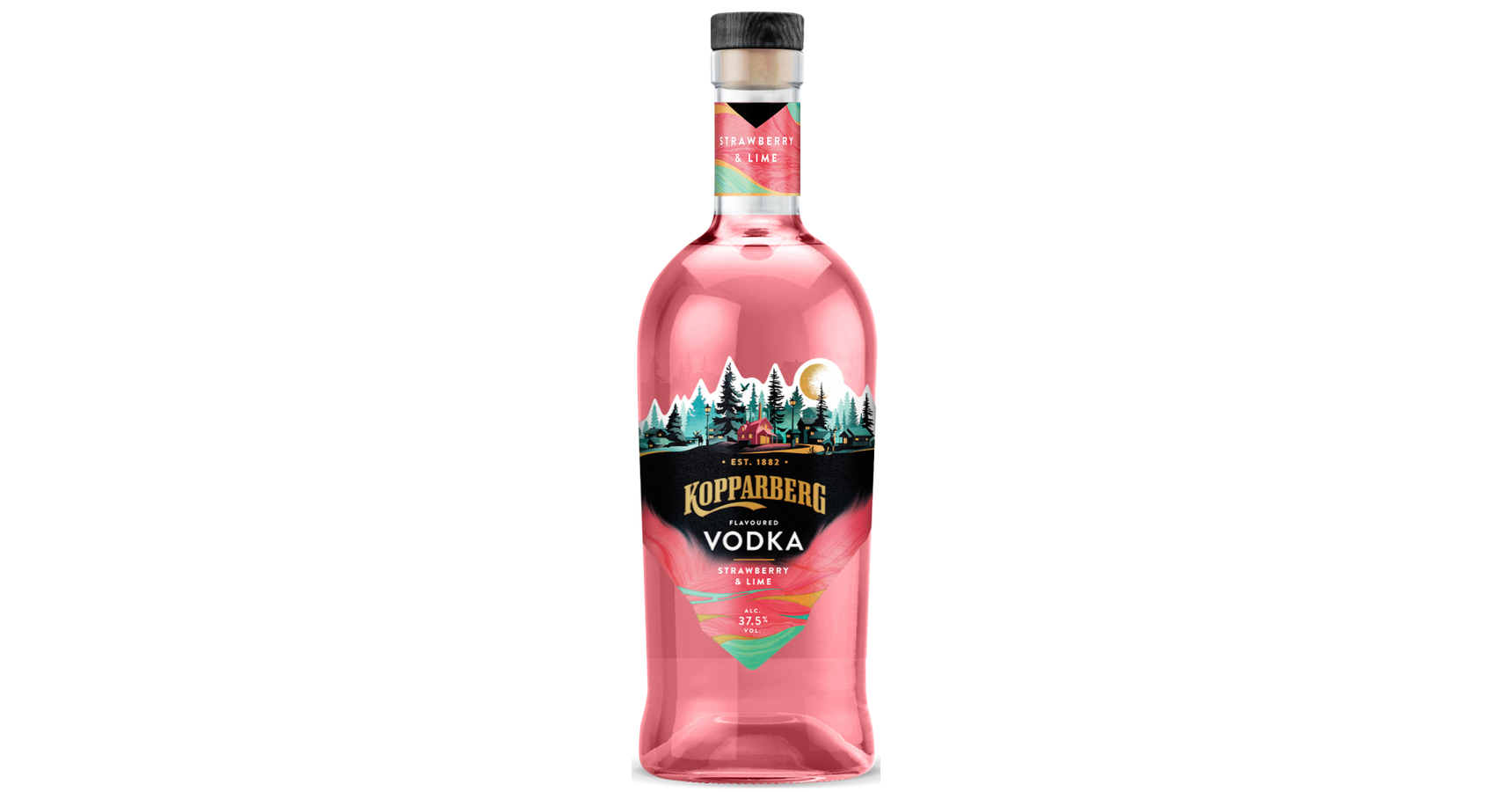 Kopparberg Vodka Strawberry and Lime 37,5 700ml • Drink Station