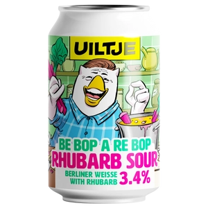 Uiltje Brewing Company Be Bop a Re Bop Rhubarb Berliner Weisse 3,4% 330ml