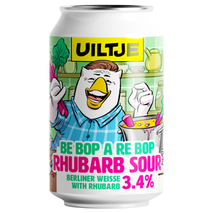 Uiltje Brewing Company Be Bop a Re Bop Rhubarb Berliner Weisse 3,4% 330ml