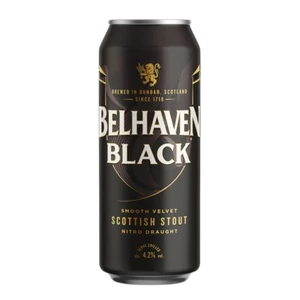Belhaven Black Stout 4,2% 440ml DRS