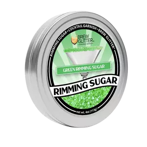 Brew Glitter Rimming Sugar Green 113g