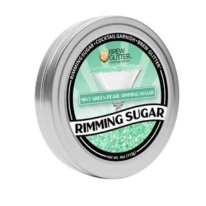 Brew Glitter Rimming Sugar Mint Green 113g