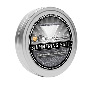 Brew Glitter Shimmering Salt Black 113g