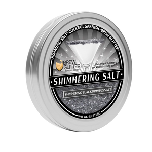 Brew Glitter Shimmering Salt Black 113g