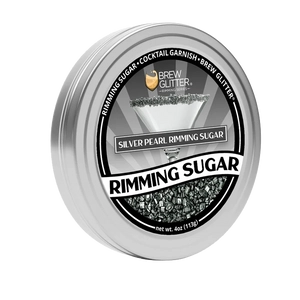 Brew Glitter Rimming Sugar Silver 113g