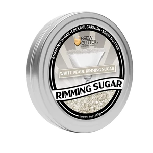 Brew Glitter Rimming Sugar White 113g