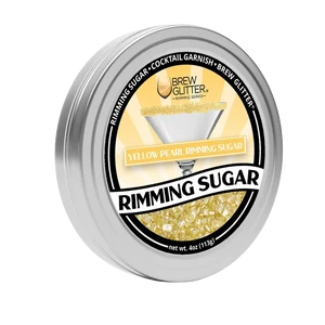 Brew Glitter Rimming Sugar Yellow 113g