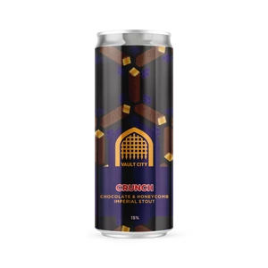 Vault City Crunch, Chocolate & Honeycomb Imperial Stout 15% 330ml DRS