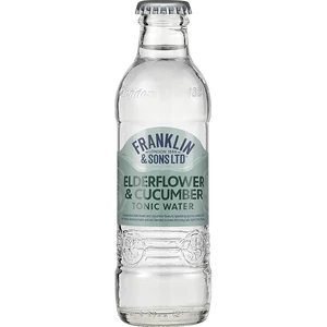 Franklin & Sons Elderflower & Cucumber Tonic Water 200ml DRS Franklin & Sons Elderflower & Cucumber Tonic Water 200ml DRS