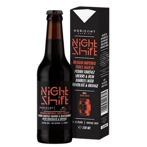 Horizont Night Shift Vintage 2024 Stout Pedro Ximénez Sherry&Rum csoki és narancs 12,7% 330ml DRS