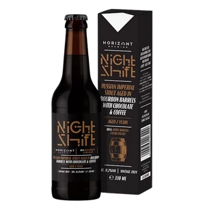 Horizont Night Shift Vintage 2024 Imperial Stout Bourbon csokoládéval és kávéval 11,2% 330ml DRS