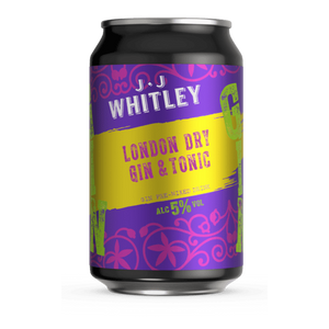 JJ Whitley Gin & Tonic 5% 330ml