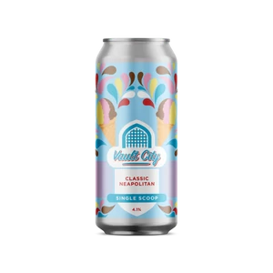 Vault City Neapolitan Single Scoop Ice Cream 4,1% 440ml DRS