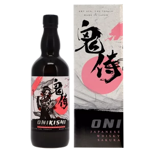 Onikishi Sakura Cherry Blossom Whisky 43% 700ml DRS
