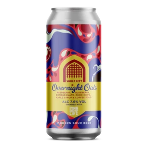 Vault City Overnight Oats Raspberry, Blueberry... 7,6% 440ml DRS