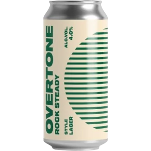 Overtone Rock Steady Lager 4% 440ml DRS