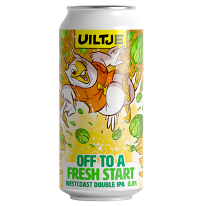 Uiltje Brewing Company Off to a Fresh Start West Coast DIPA 8% 440ml