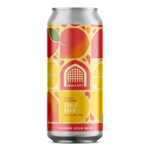 Vault City Peach & Lemon Table Sour 3% 440ml DRS