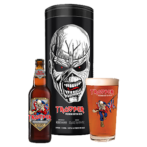 Trooper Gift Tin (díszdoboz + pohár) 4,7% 500ml