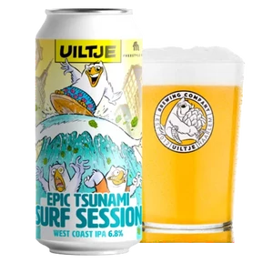 Uiltje Brewing Company Epic Tsunami Surf IPA doboz 6,8% 440ml DRS
