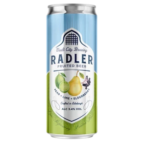 Vault City Pear, Lime & Elderberry Radler 3,4% 330ml DRS