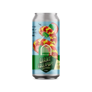 Vault City Giant Raspberry Vanilla Lollipop 8% 440ml