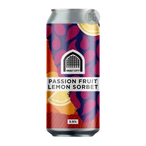 Vault City Passion Fruit Lemon Sorbet 5,9% 440ml - Drink Station