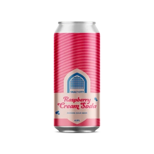 Vault City Raspberry Cream Soda 4,8% 440ml DRS