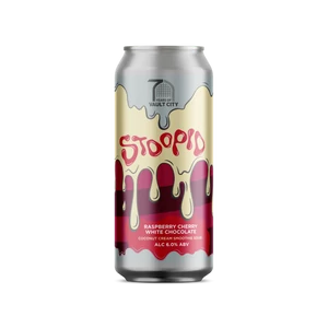Vault City Stoopid - White Chocolate Raspberry Cherry 6% 440ml DRS