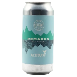 Verdant x Altitude Brewing Remarks IPA 6,5% 440ml DRS