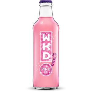 WKD Pink Gin Flavour Alcoholic Mix 4% 275ml