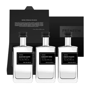 Árpád Prémium Mini Pálinkaválogatás (kajszi,vilmos,birs) 40% 3*0,05L