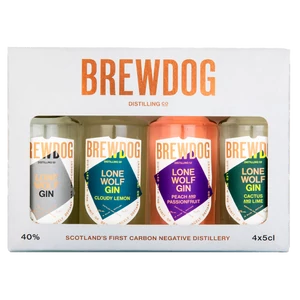 BrewDog Distilling Miniatures Pack Lonewolf Gin 40% 4x50ml
