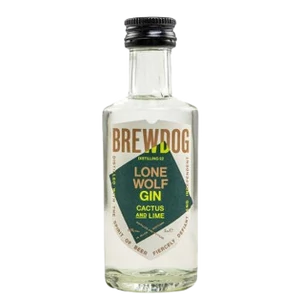 BrewDog Distilling Miniature Lonewolf Cactus & Lime Gin 40% 50ml