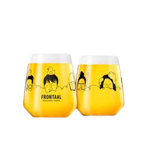 pohár Frontaal Brewing fekete 490ml
