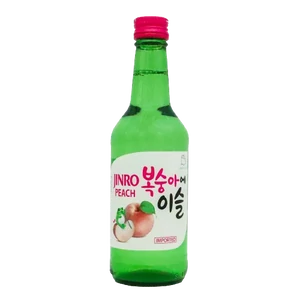 Jinro Peach Soju 13% 360ml DRS