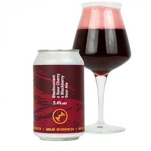 MONYO Brewing Mojo Workin'24: Blackcurrant x Sour Cherry x Blackberry Sour Ale 5,4% 330ml