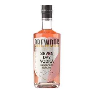 BrewDog Distilling Seven Day Raspberry & Lime Vodka 40% 700ml