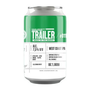 Ugar Brewery Trailer 011 West Coast IPA 7,5% 330ml