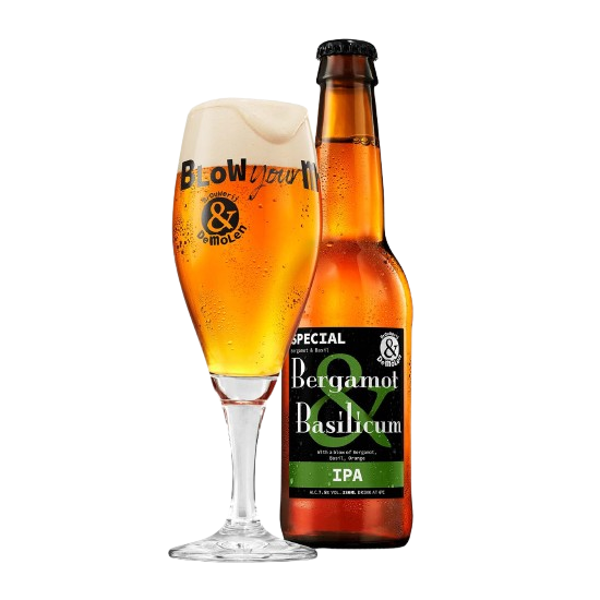 De Molen Bergamot & Basil IPA üveg 7,5% 330ml DRS