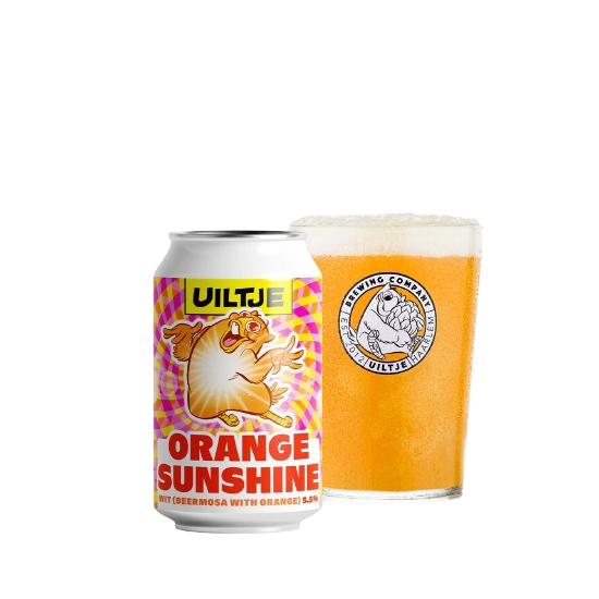 Uiltje Brewing Company Orange Sunshine Wit 5,5% 330ml DRS