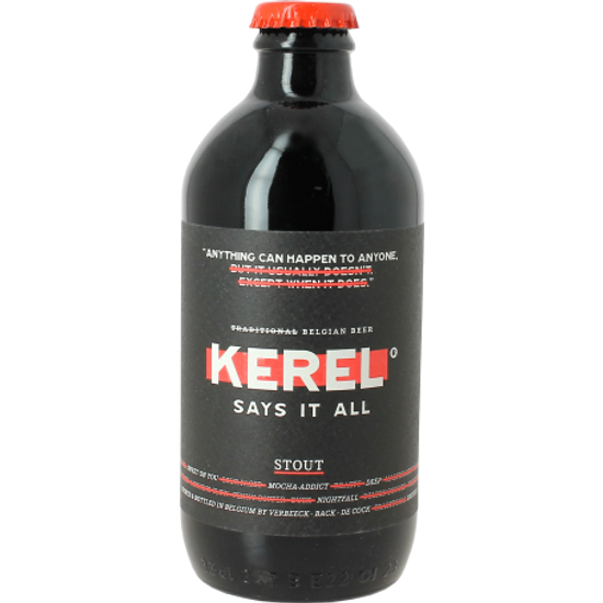 Kerel Stout üveg 5% 330ml DRS