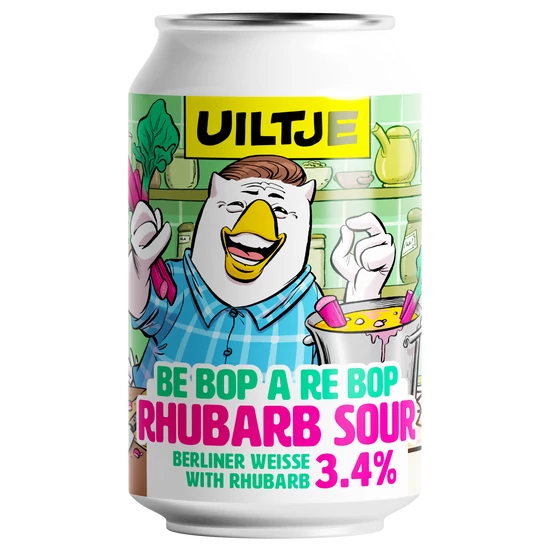 Uiltje Brewing Company Be Bop a Re Bop Rhubarb Berliner Weisse 3,4% 330ml