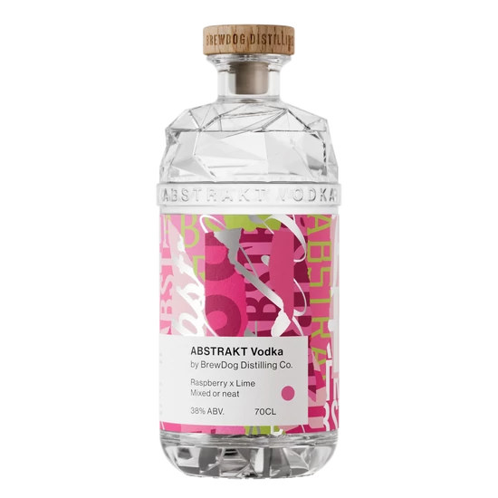 Abstrakt Raspberry & Lime Vodka by BrewDog 38% 700ml