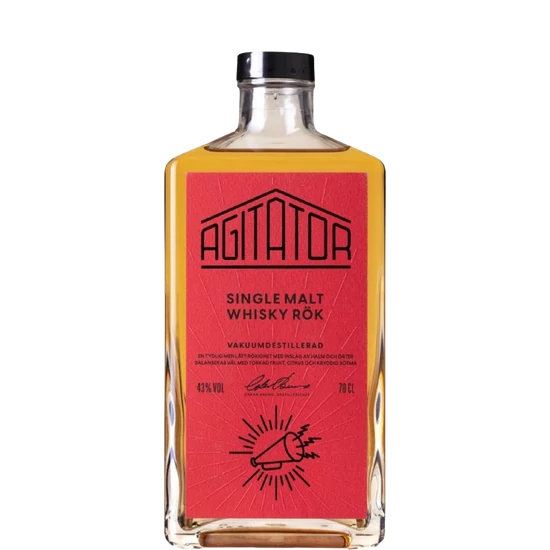 Agitator Single Malt Rök Whisky 43% 700ml DRS