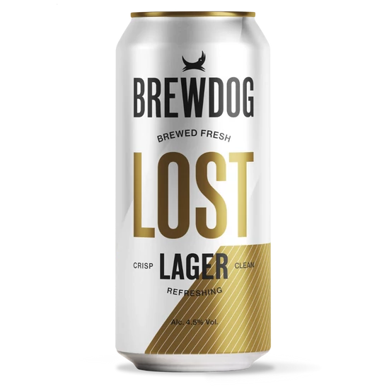BrewDog Lost Lager 4,5% 440ml DRS