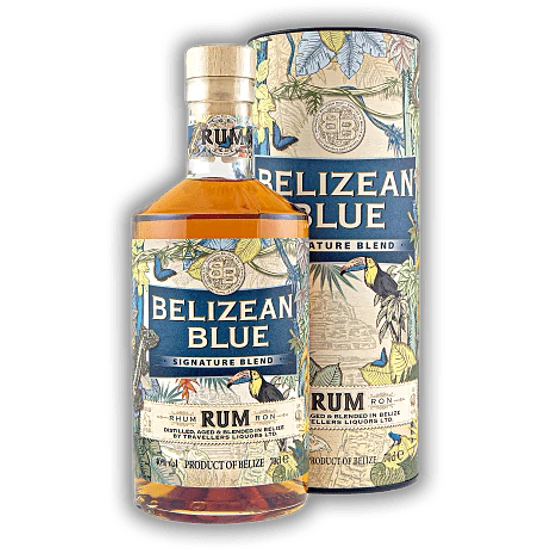 Belizean Blue Signature Blend Rum 40% 700ml DRS