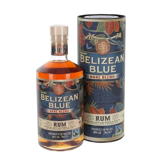 Belizean Blue Rare Blend Rum 48% 700ml DRS