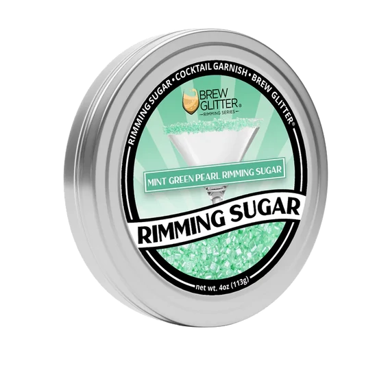 Brew Glitter Rimming Sugar Mint Green 113g