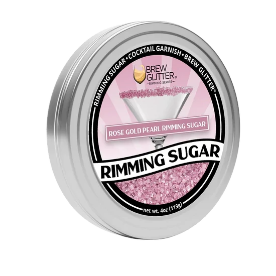 Brew Glitter Rimming Sugar Rose Gold 113g